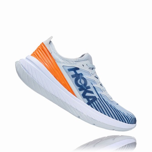 Hoka One One CARBON X-SPE Road Running Shoes For Men India Blue/Orange IN-0514